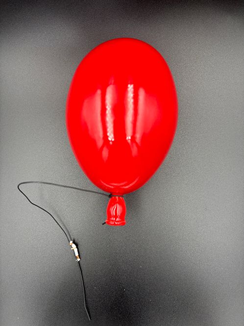Hovedbilde Keramikk ballong rød #14 cm