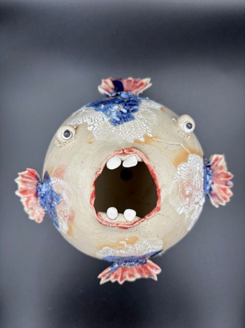 Hovedbilde Keramikk fisk til vegg #IV ca 19x21 cm