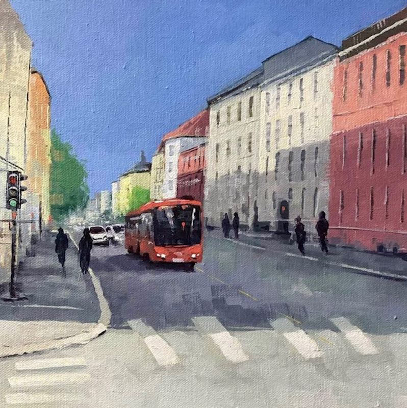 Grünerløkka #II original med ramme