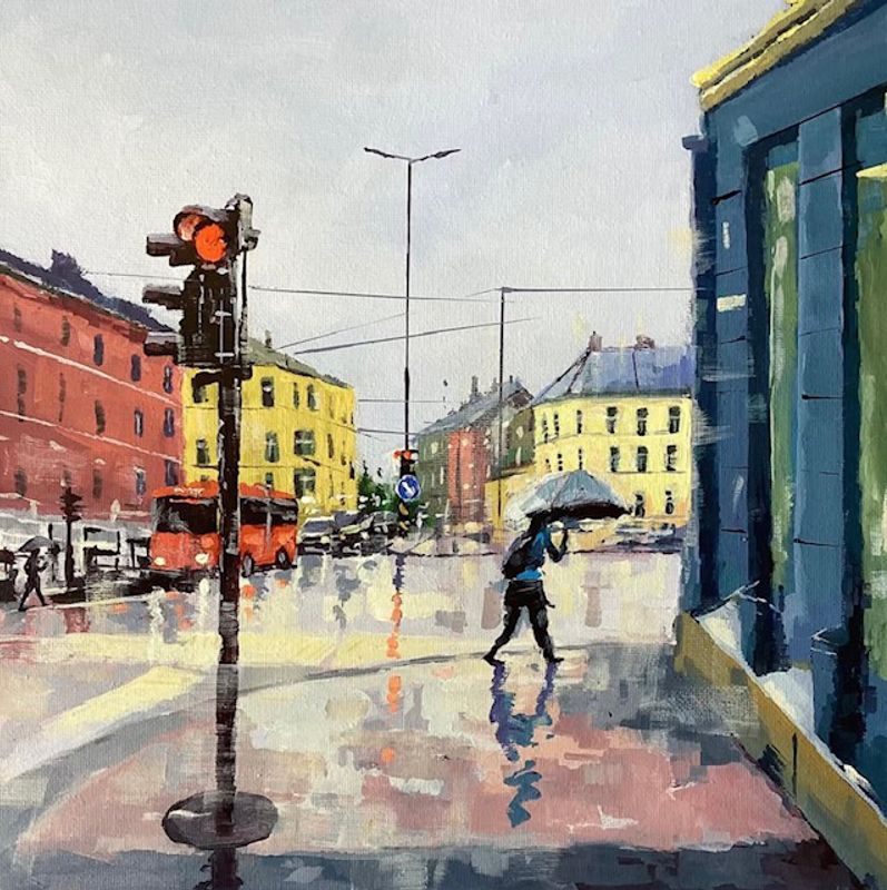 Majorstuen #I original med ramme